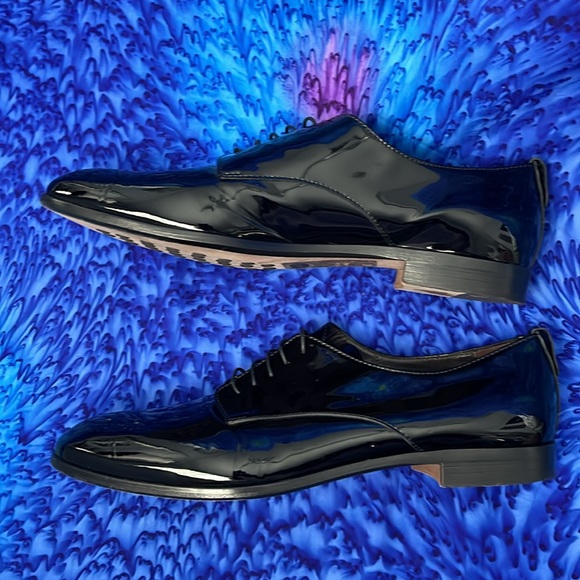 AGL Black Patent Leather Opera Shoes - Womens 43 / 12 - Picture 6 of 13